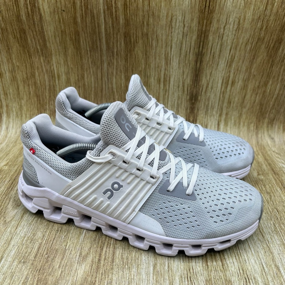On Cloudswift Running Shoes Womens Size 9.5 Glacier White Mesh Sneakers 31.99940